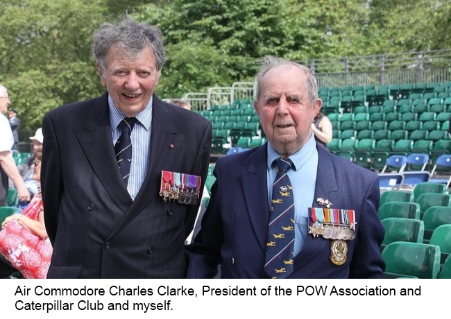 Harry and Air Commadore Charles Clarke