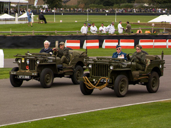 Being driven to the ceremony