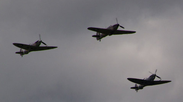 Three Spitfires